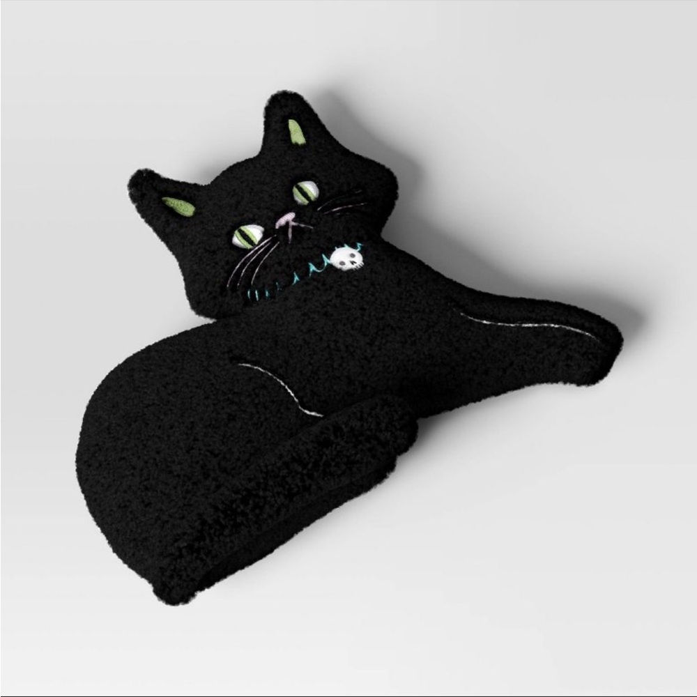 Hyde & Eek Boutique Novelty Cat Pillow NEW - Picture 3 of 5